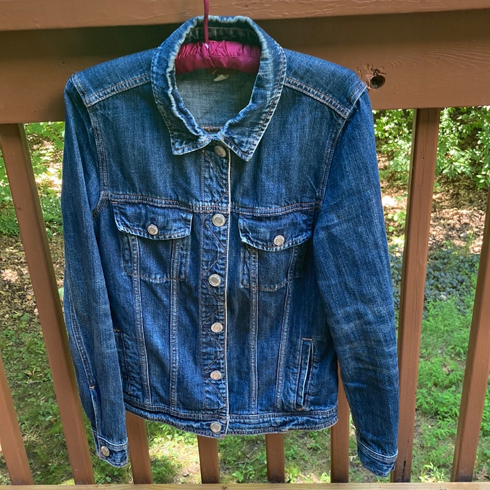 American Eagle blue Jean trucker jacket